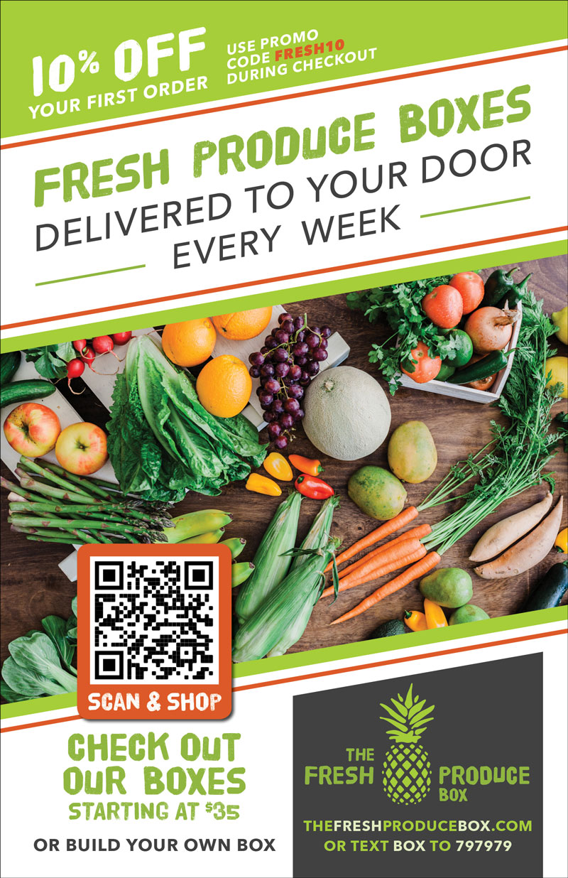 The Fresh Produce Box Flyer Kris Sheppard Creative